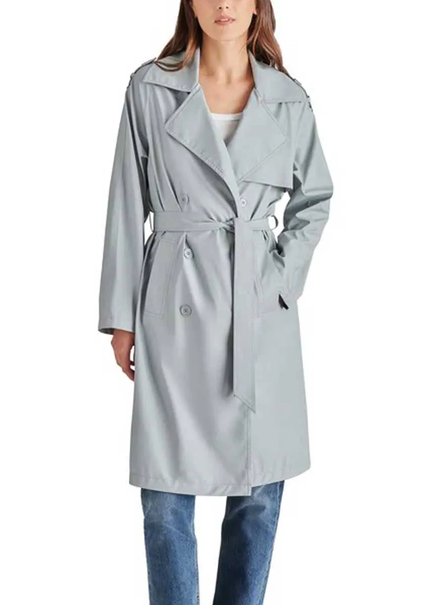 Slate Grey Ilia Trench Coat