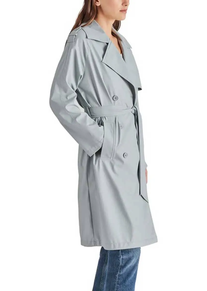 Slate Grey Ilia Trench Coat