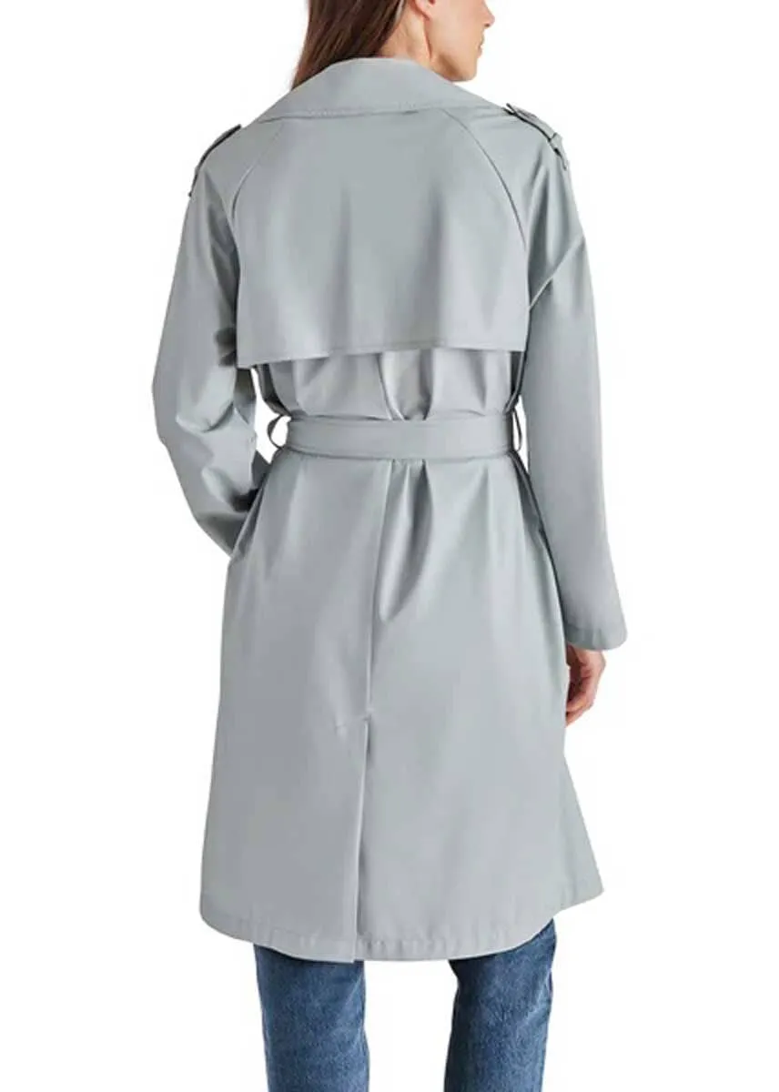 Slate Grey Ilia Trench Coat