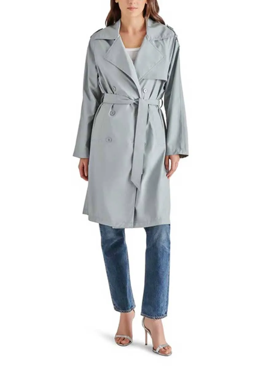 Slate Grey Ilia Trench Coat