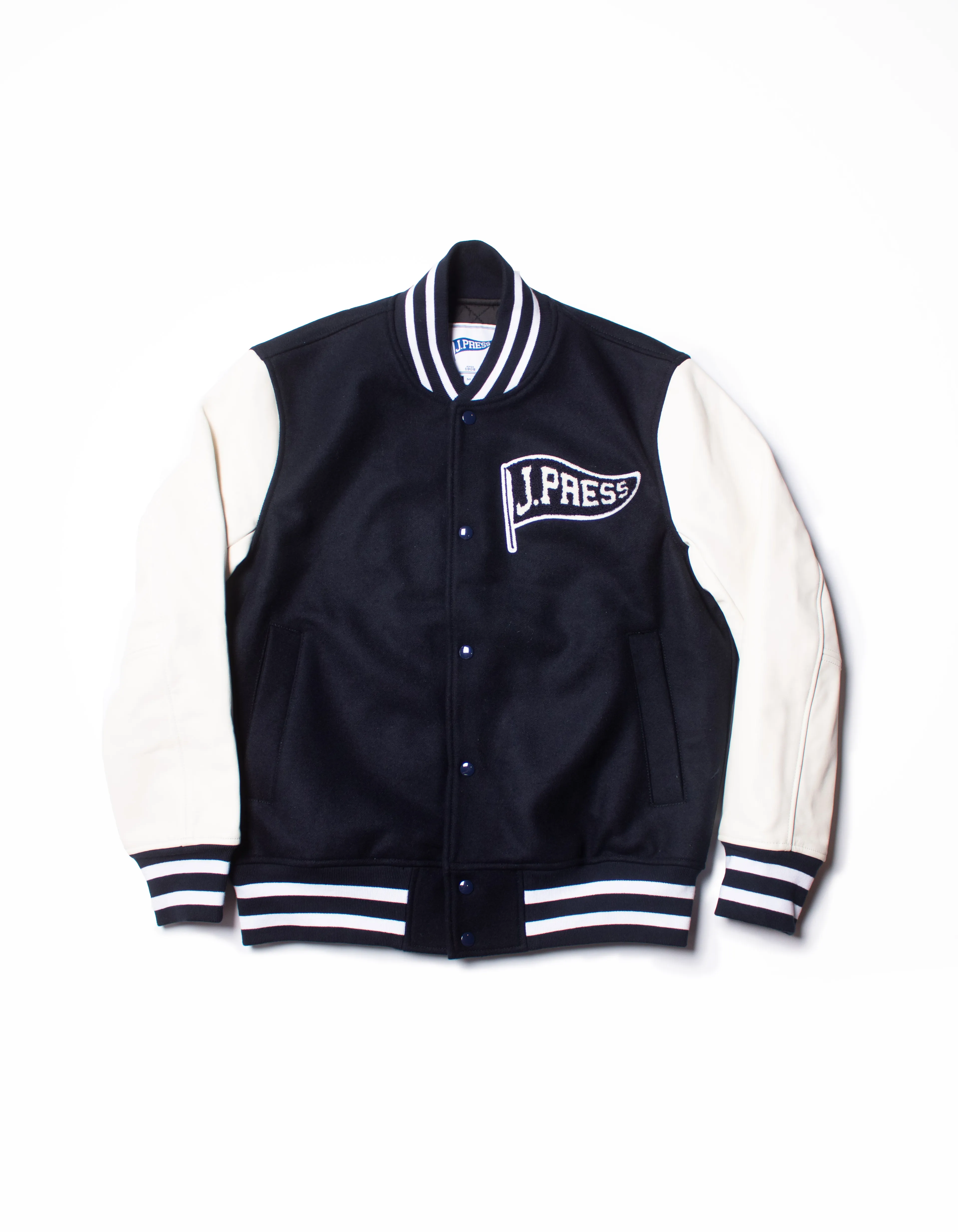 J. Press Navy Varsity Jacket