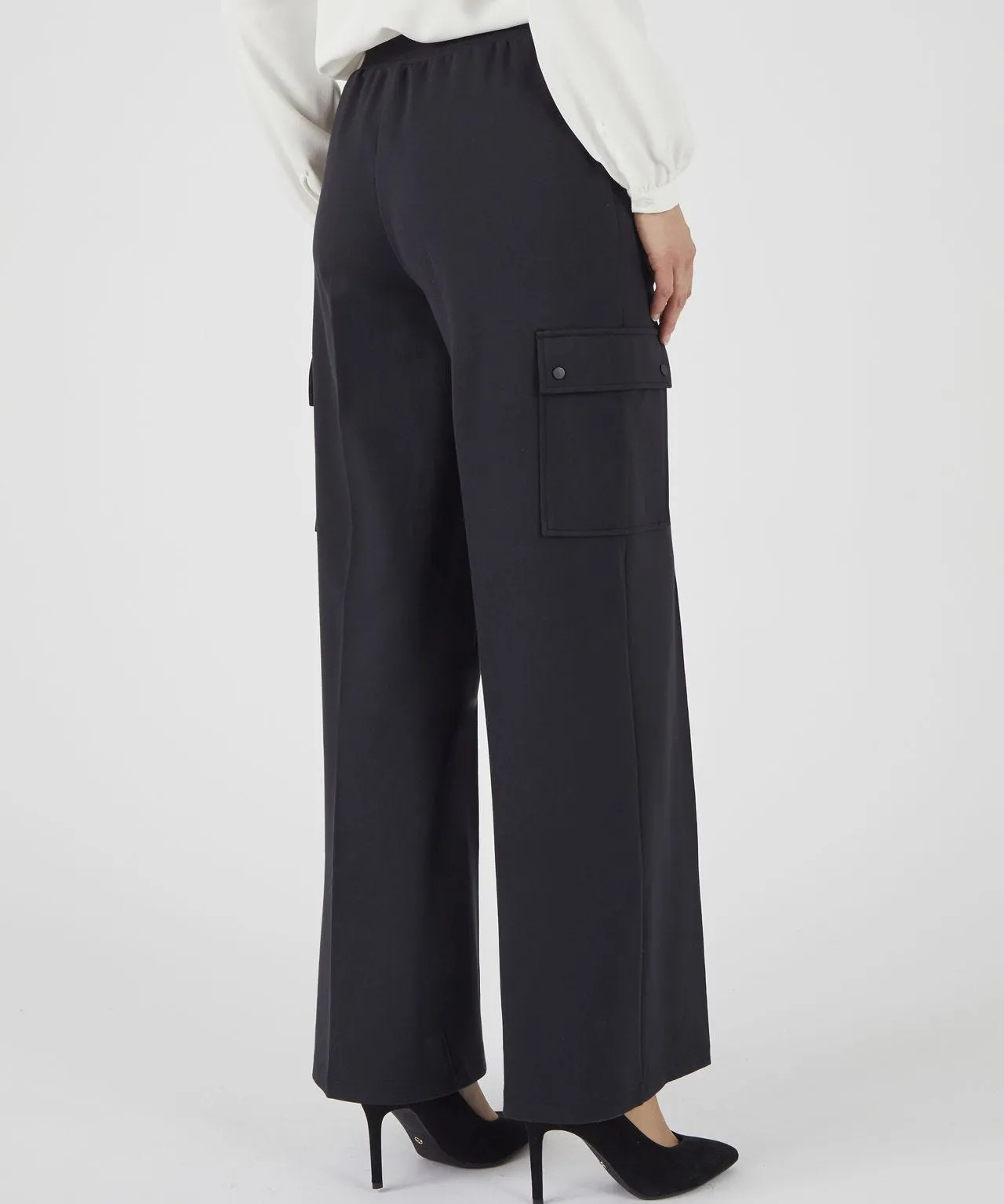 Jersey Cargo Trousers with Stretchy Secret