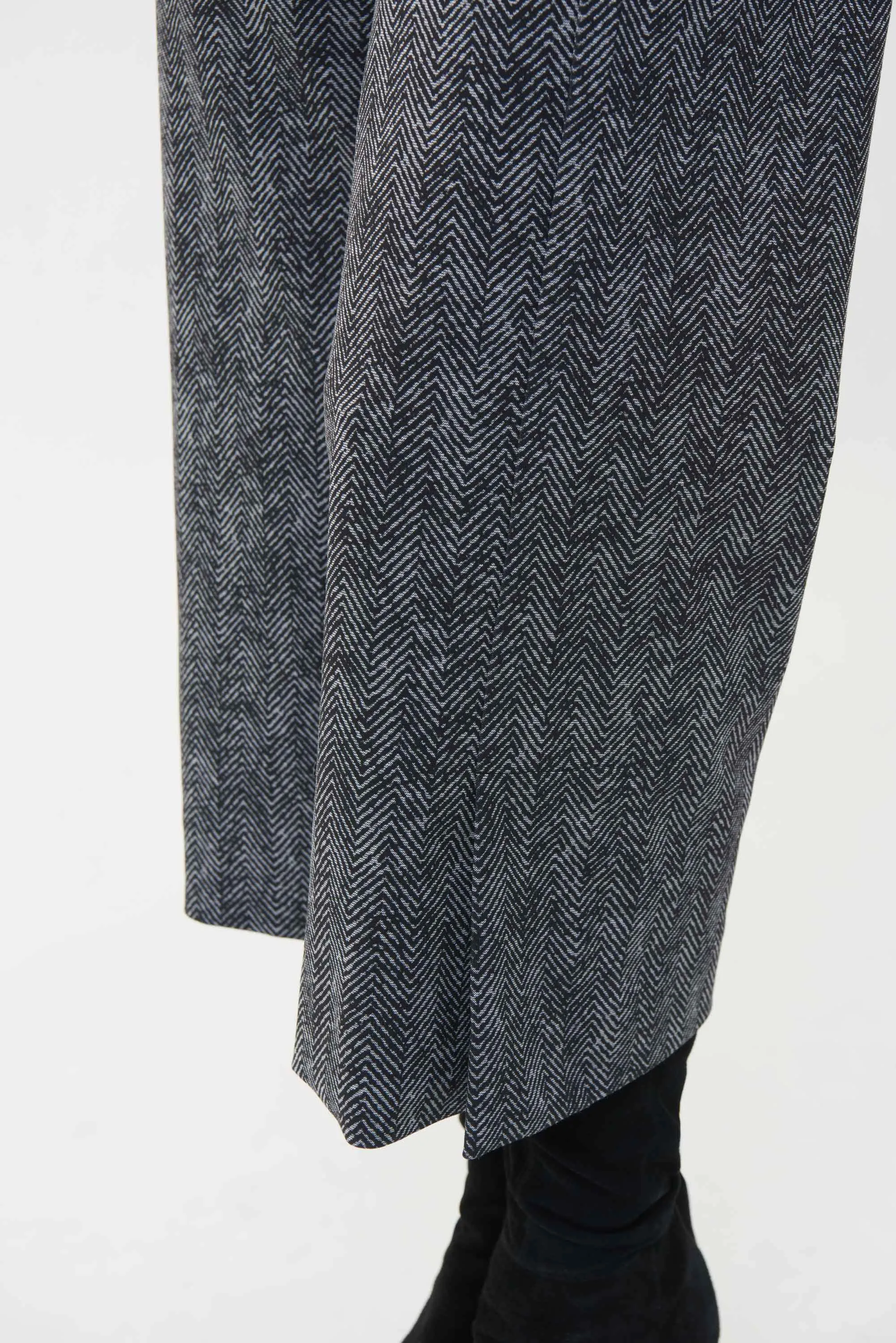 Joseph Ribkoff Herringbone Culotte Pant