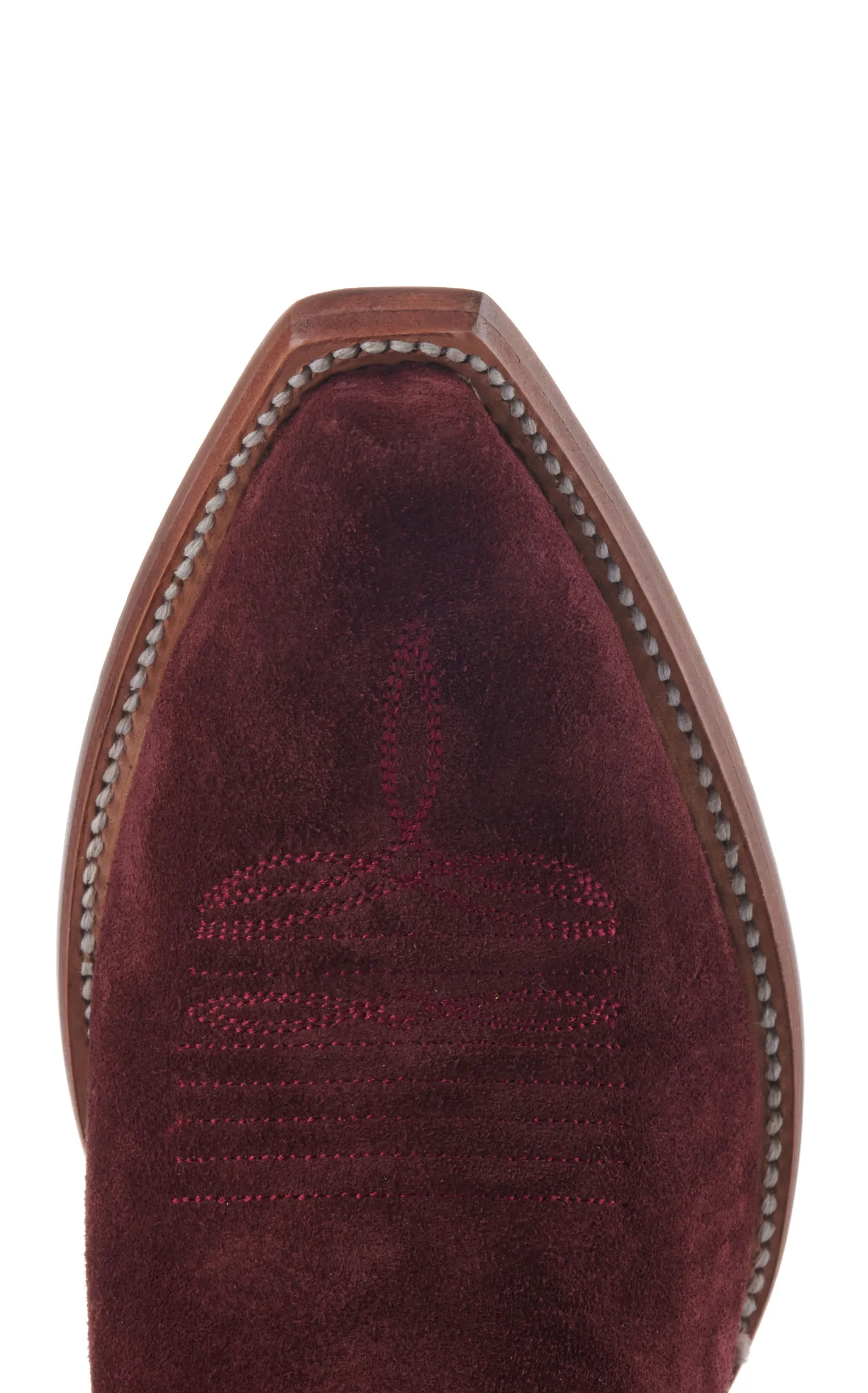 JRC & Sons Women's Wine Morgan Water-Resistant Suede Snip Toe Booties