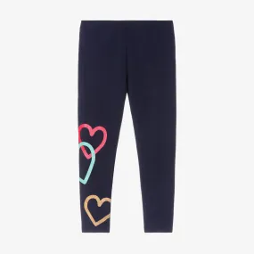 Kids Heart Print Leggings