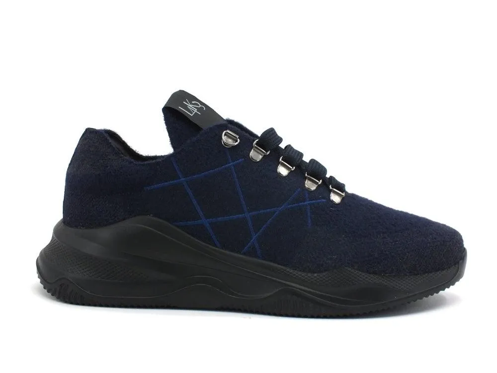 Lake Big Hi Tech Cashmere Blue Sneaker C52-HIT