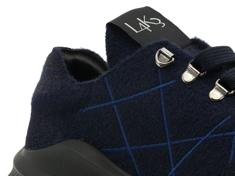 Lake Big Hi Tech Cashmere Blue Sneaker C52-HIT