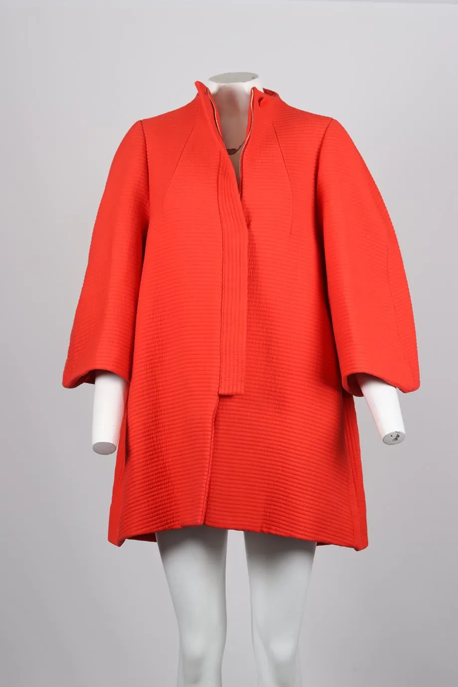 LANVIN Quilted Cotton Coat Size FR 36 UK 8