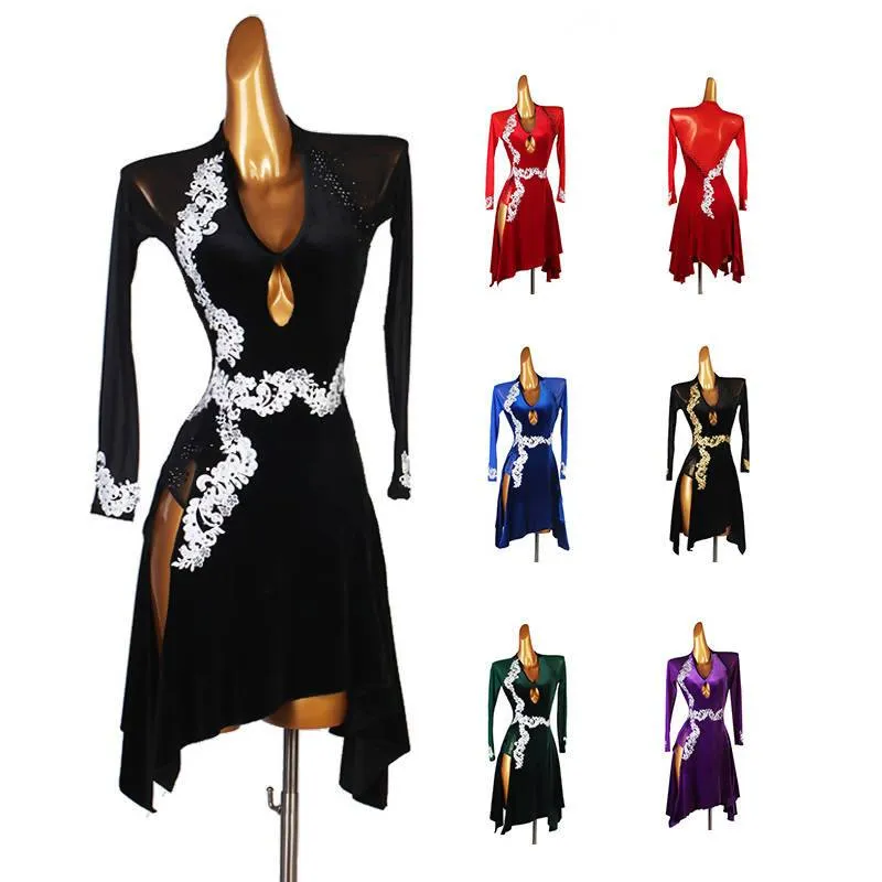 Latin Dance Costumes | Red, Green, Purple, Black, Blue - Shop Now