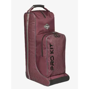 LeMieux Elite Pro Boot and Hat Bag Burgundy at Ingatestone Saddlery