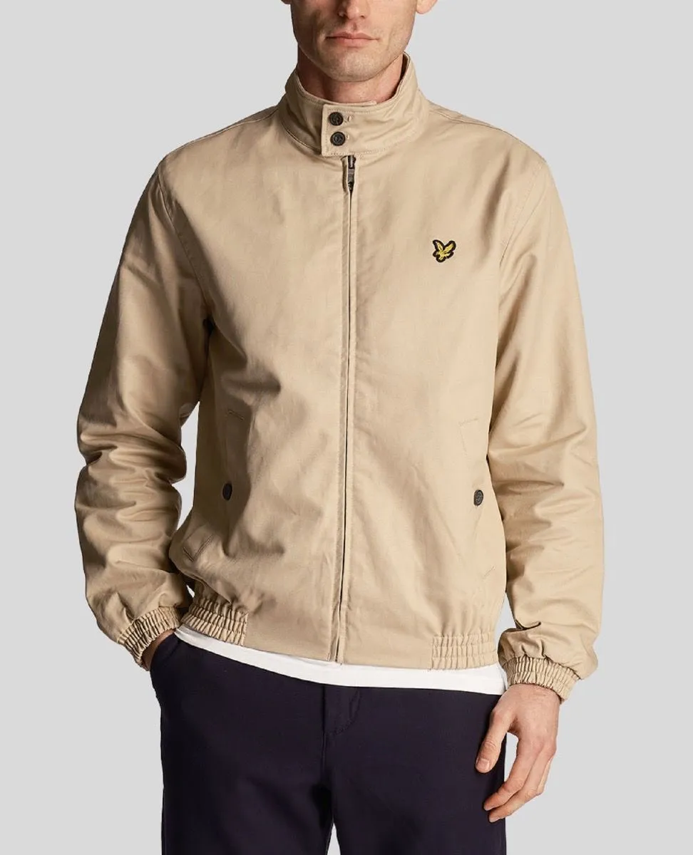 Lyle and Scott Harrington Casual Cotton Jacket in Stone