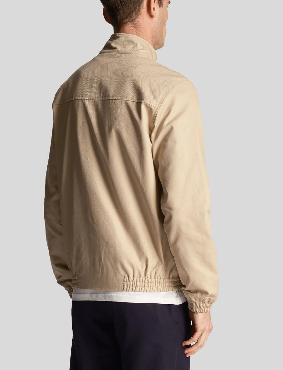 Lyle and Scott Harrington Casual Cotton Jacket in Stone