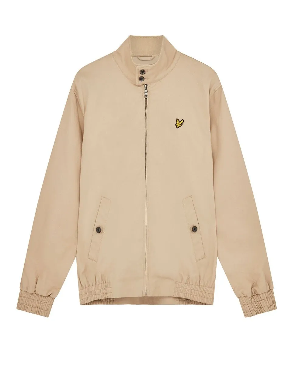 Lyle and Scott Harrington Casual Cotton Jacket in Stone