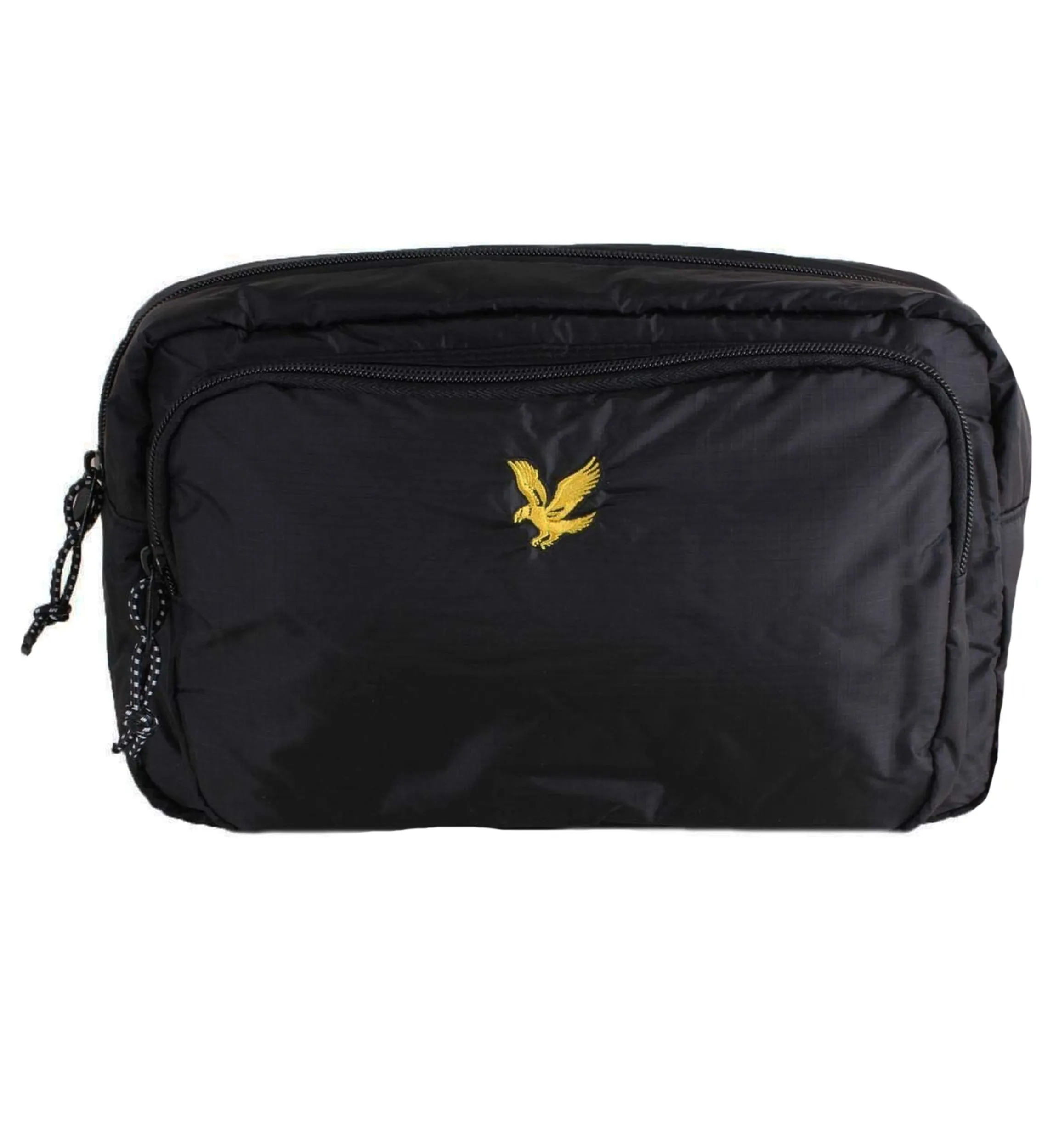 Lyle and Scott Black Wadded Side Bag