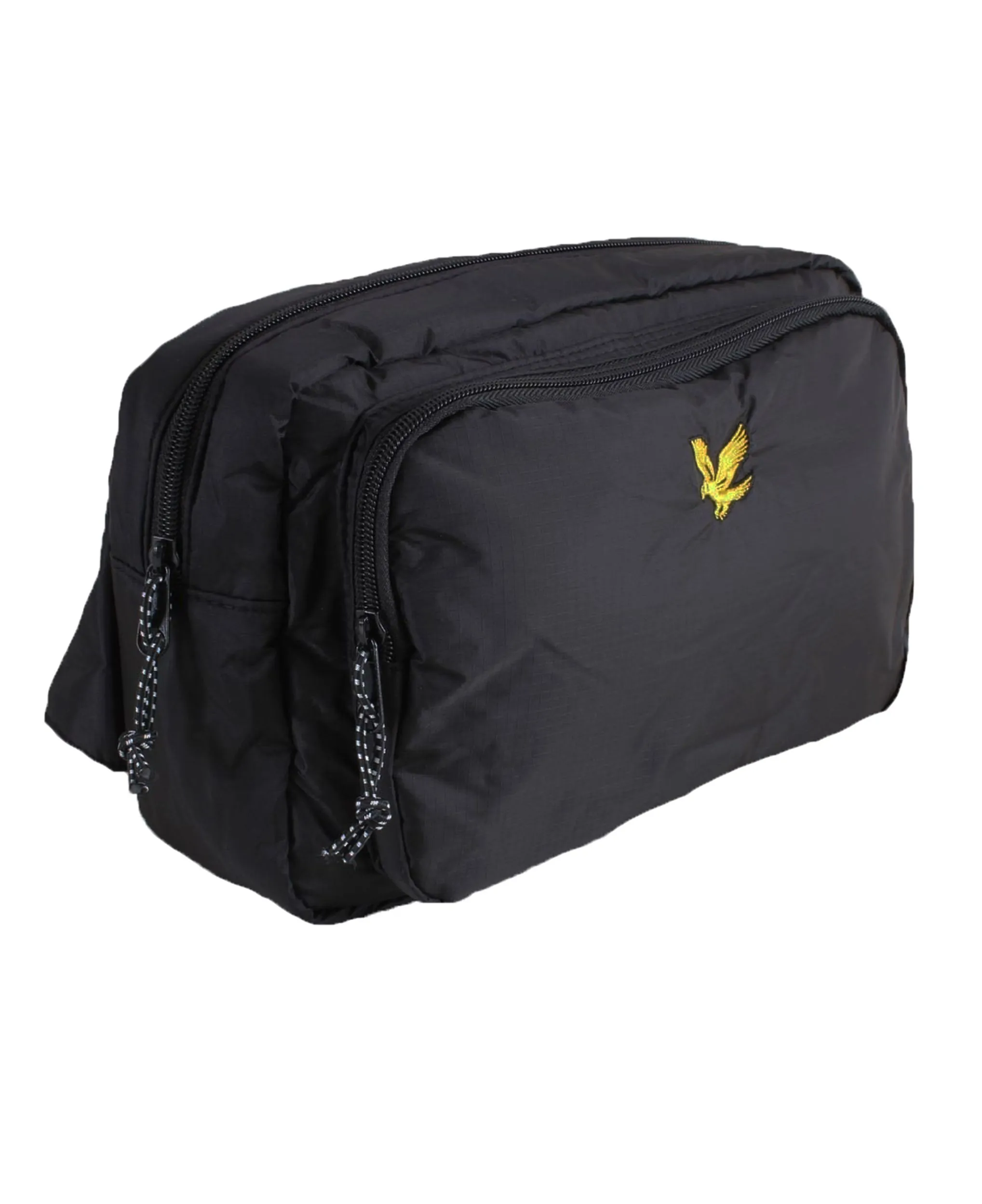 Lyle and Scott Black Wadded Side Bag