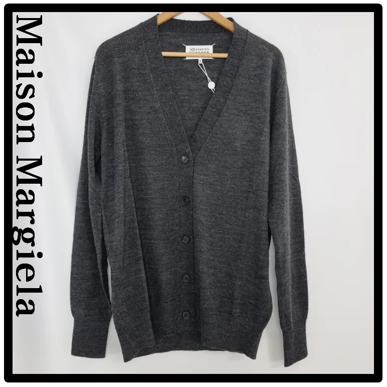 Maison Margiela Casual Style Street Style Logo Cardigans