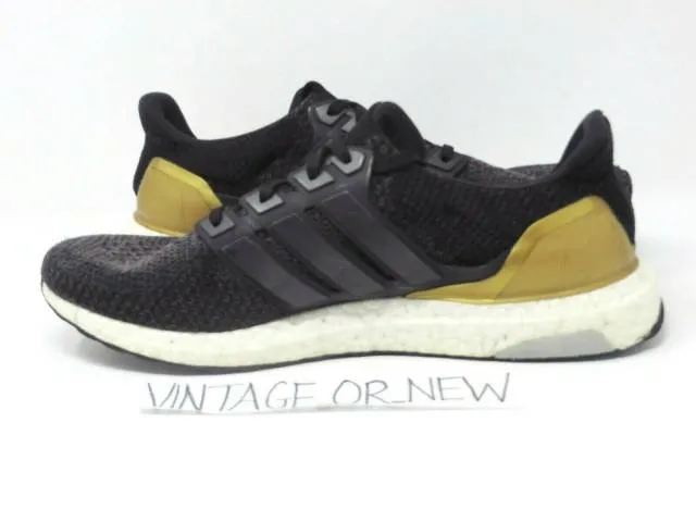 Adidas Ultra Boost 2.0 UCLA Black Gold Running Shoes for Men