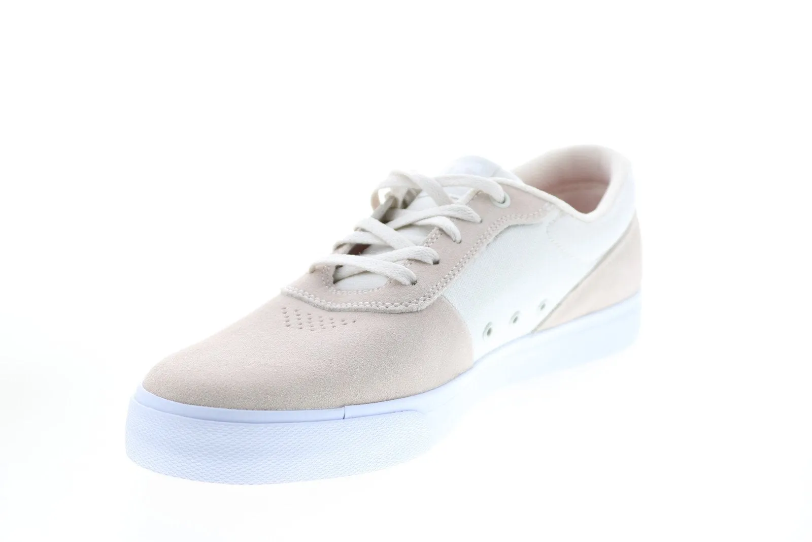 Mens Beige Suede Skate Inspired Sneakers Shoes by DC Switch S ADYS300104