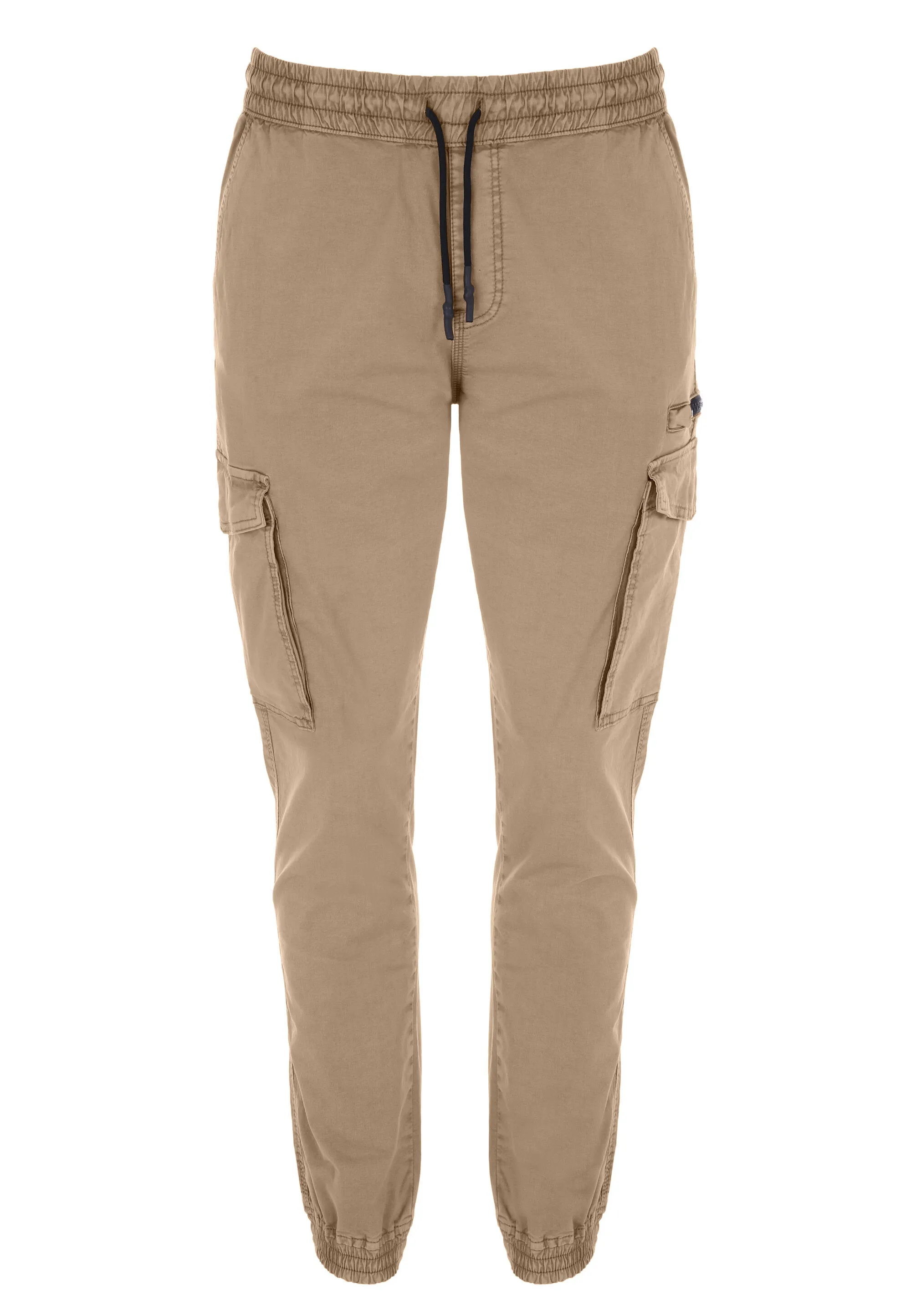 Men's Tan Cargo Cuff Pants