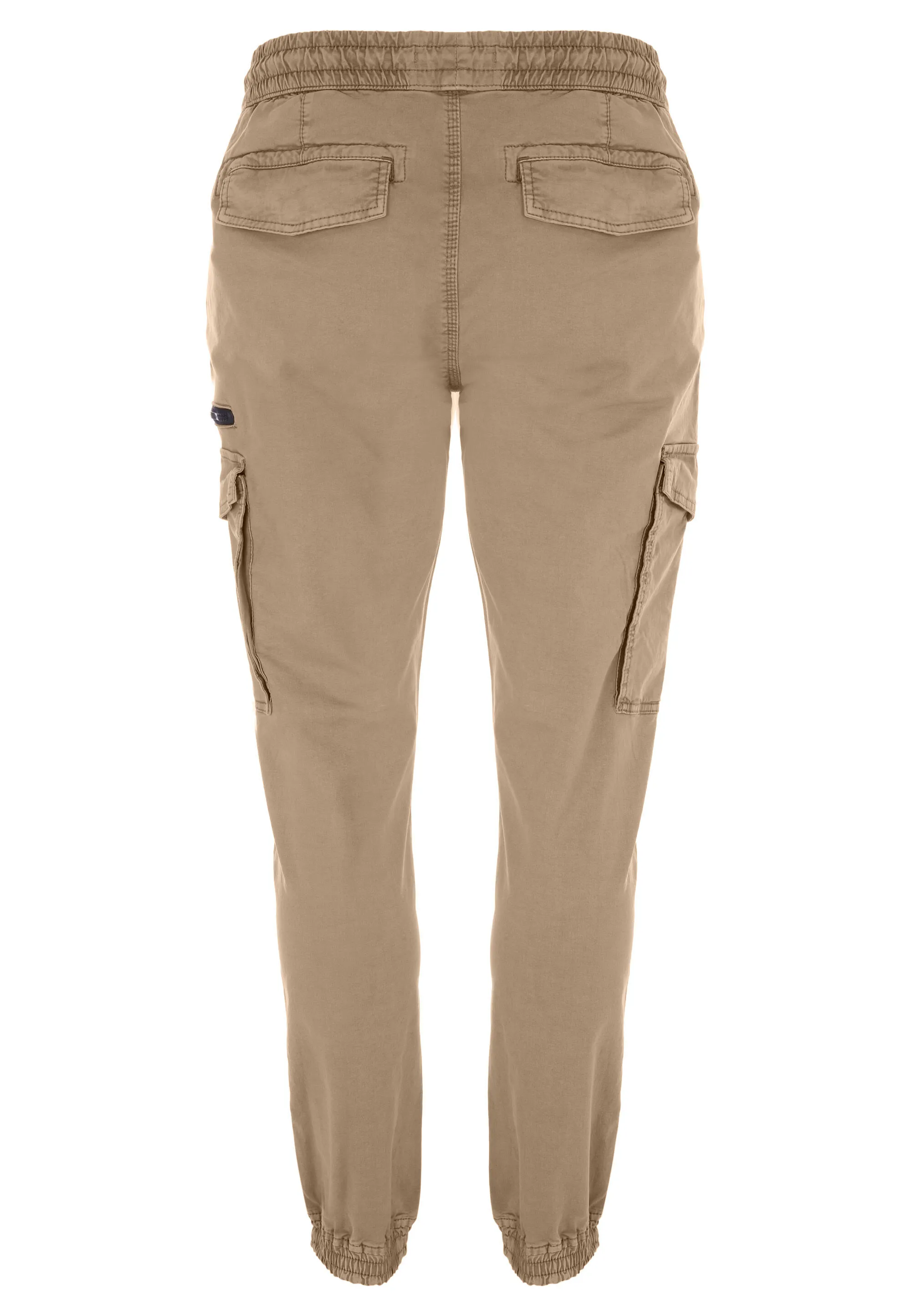 Men's Tan Cargo Cuff Pants