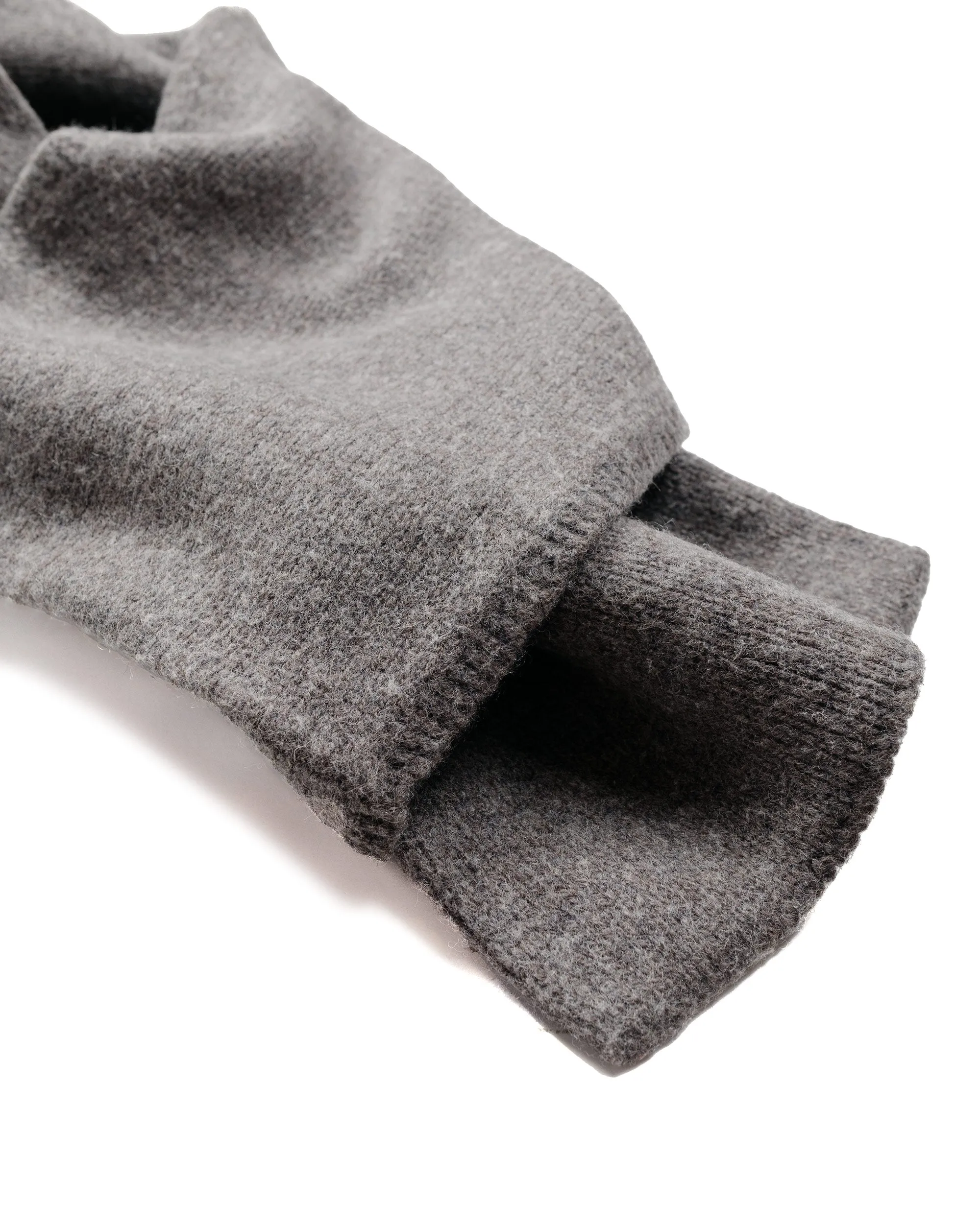 MHL Lambswool Scarf in Birch color with Pull Through design