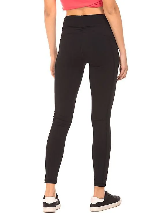 Mid Rise Panelled Leggings