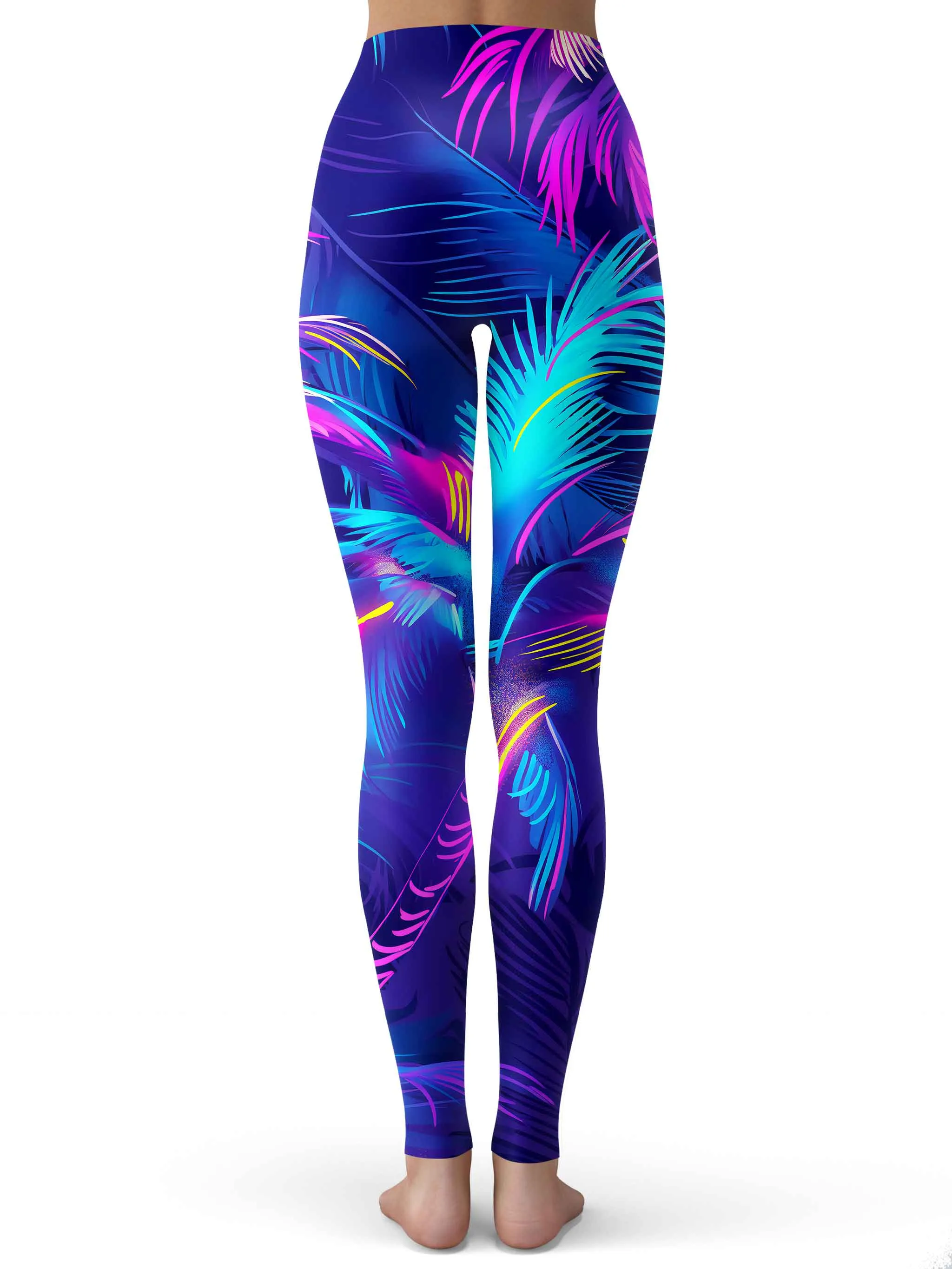 Nighttime Tropical Leggings