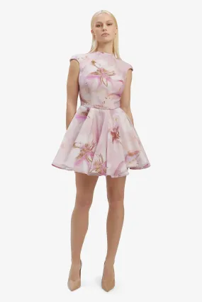 Mini Dress Lilac Floral - Josilyn