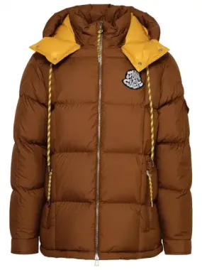 Moncler Mariveles Brown Multi Down Coat