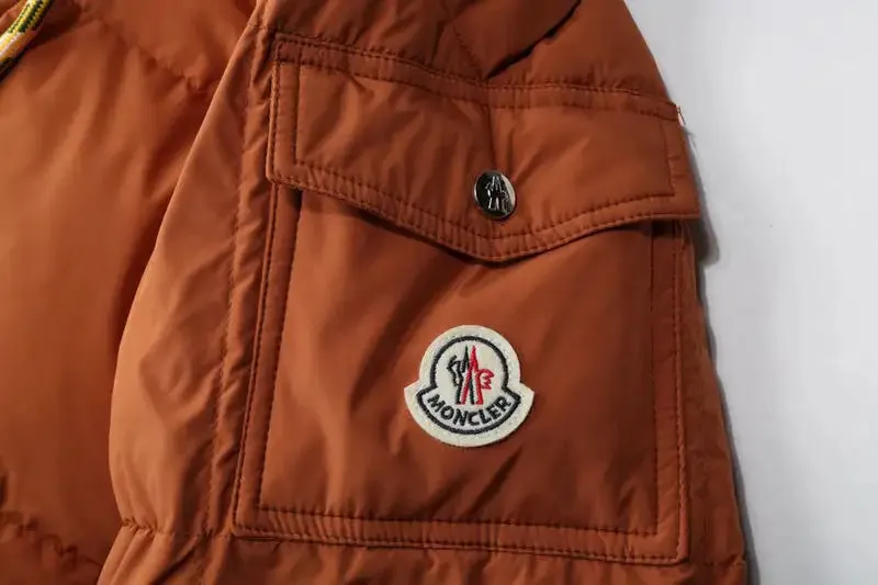 Moncler Mariveles Brown Multi Down Coat