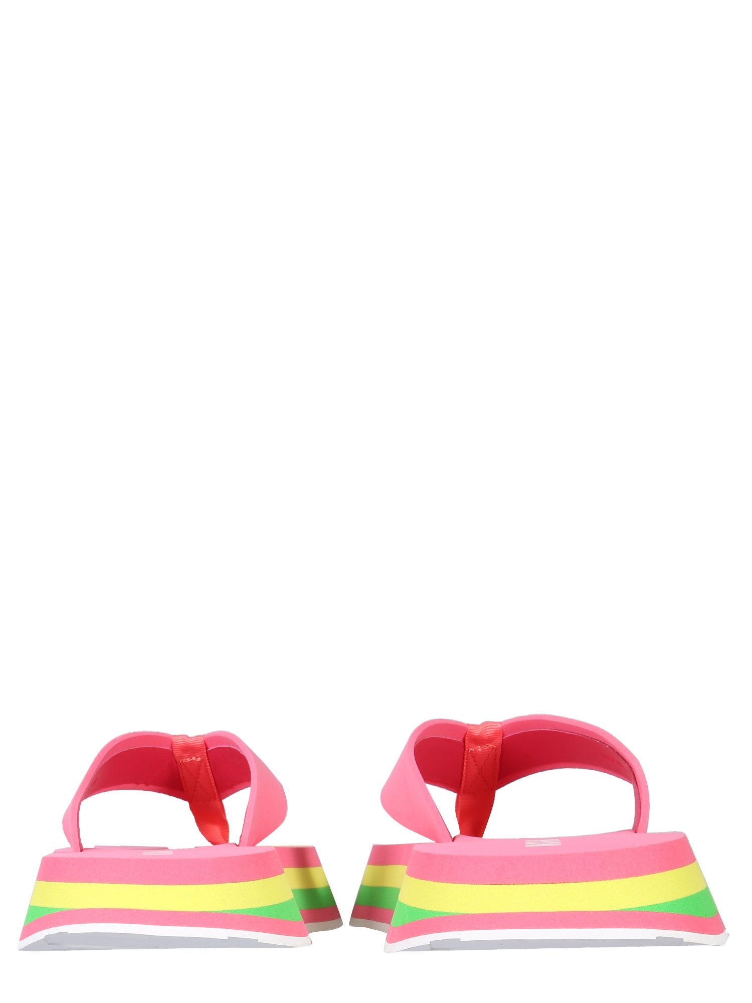 Designer Striped Thong Sandals