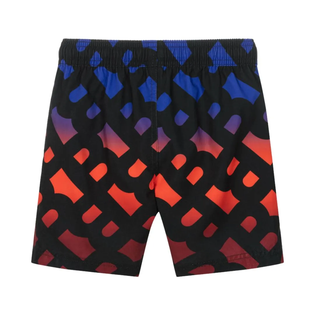 Multicolour All Over Logo Shorts by Boss