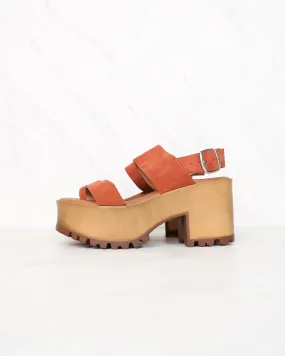 Musse and Cloud Danna Platform Sandals in Tej