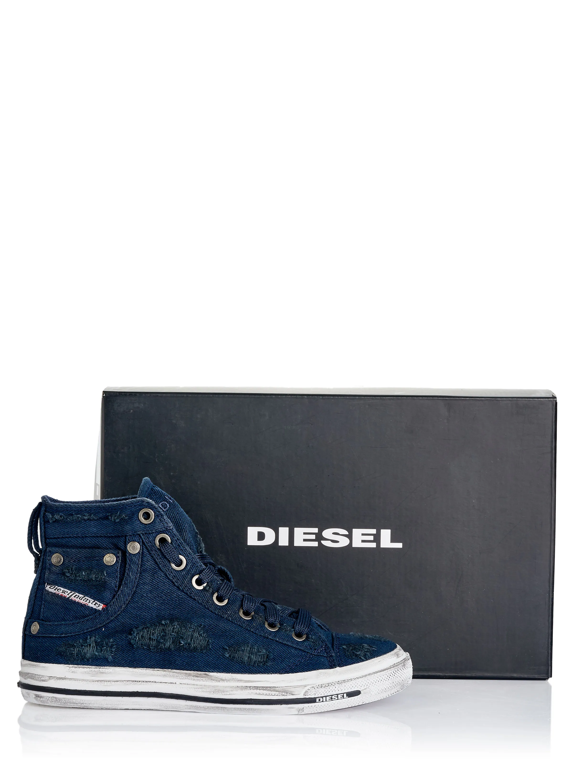 Navy Diesel shoes.