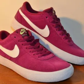 Nike SB Bruin Low Men's True Berry Suede Shoes Size 6