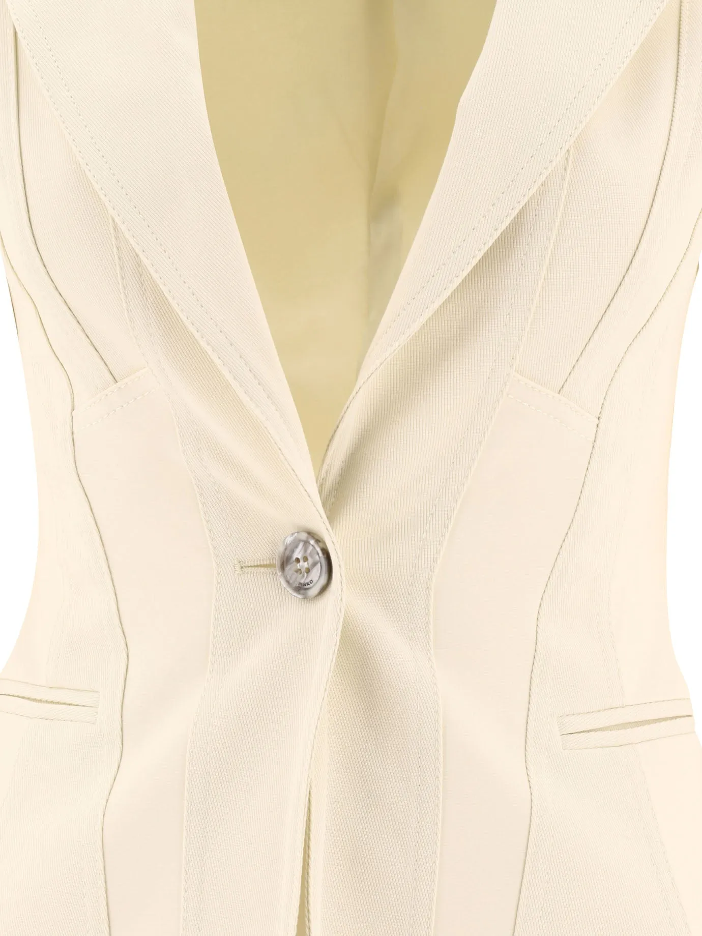 New PINKO SS24 Beige Women's Blazer