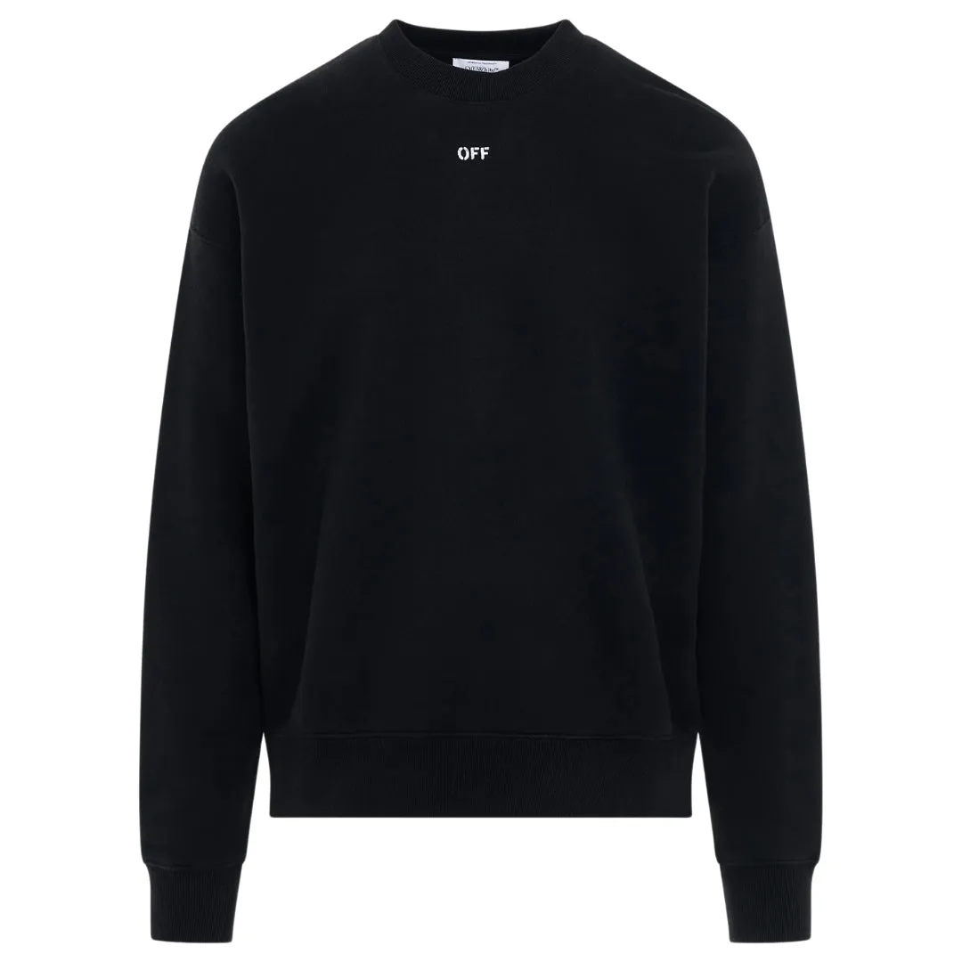 Off White Men's Sweatshirt Black