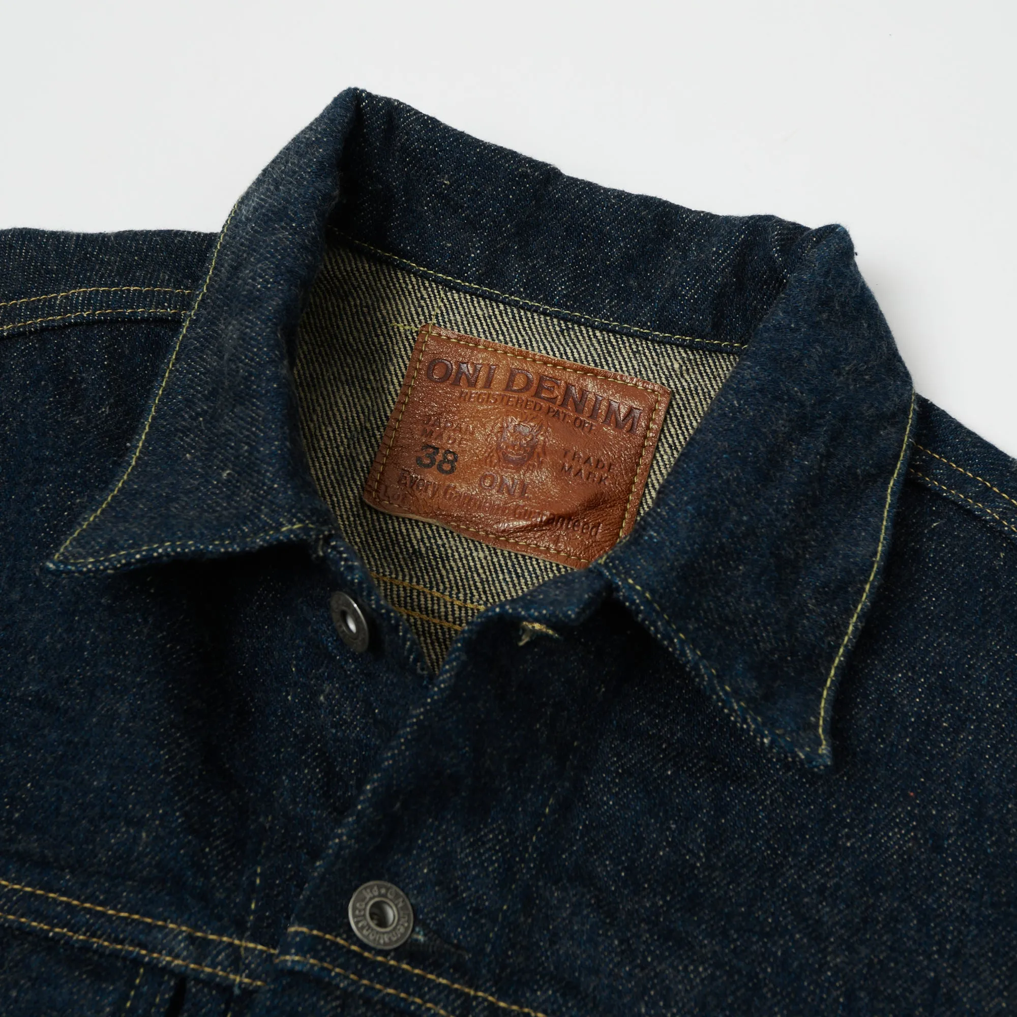 20oz Secret Denim Type III Pocket Denim Jacket - Rinsed | ONI 02527P-ZR