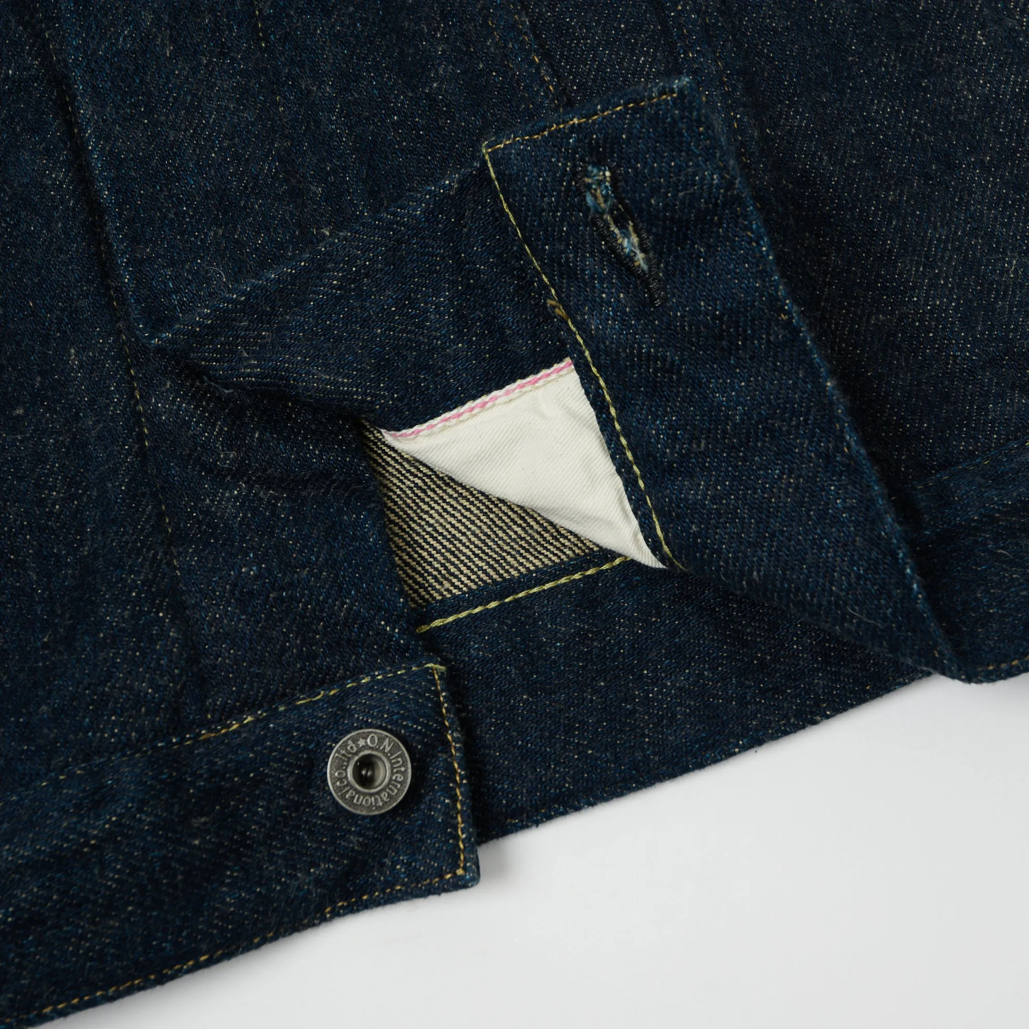 20oz Secret Denim Type III Pocket Denim Jacket - Rinsed | ONI 02527P-ZR