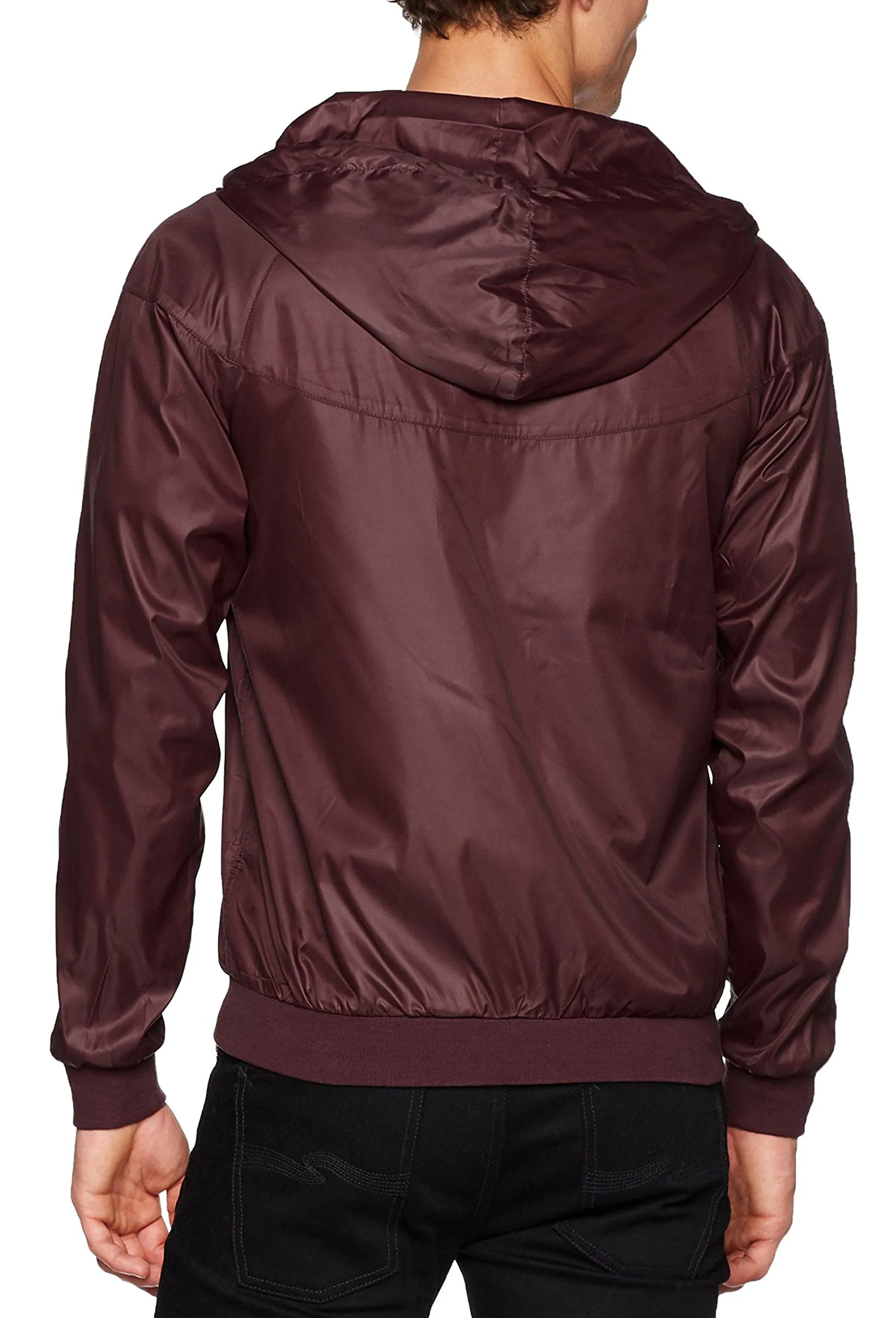 Only and Sons Stefan Lightweight Hooded Jacket in Fudge