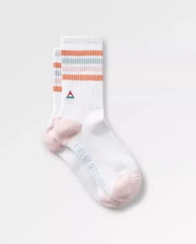 Organic White Crew Socks