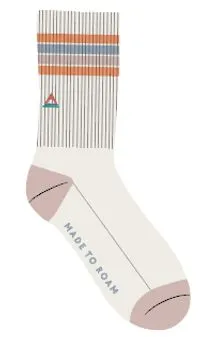 Organic White Crew Socks