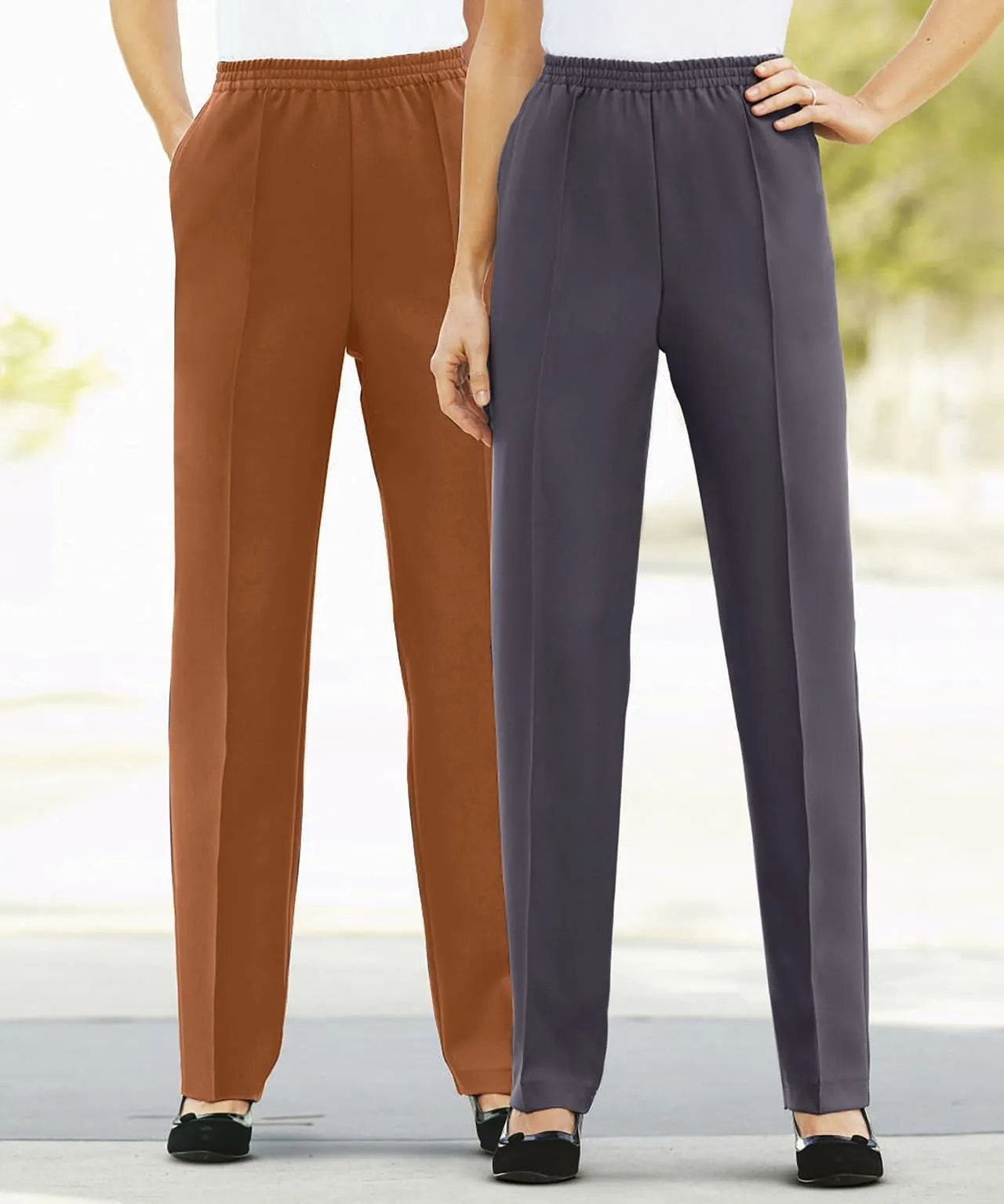 Pack of Two Women's Pull-On Trousers