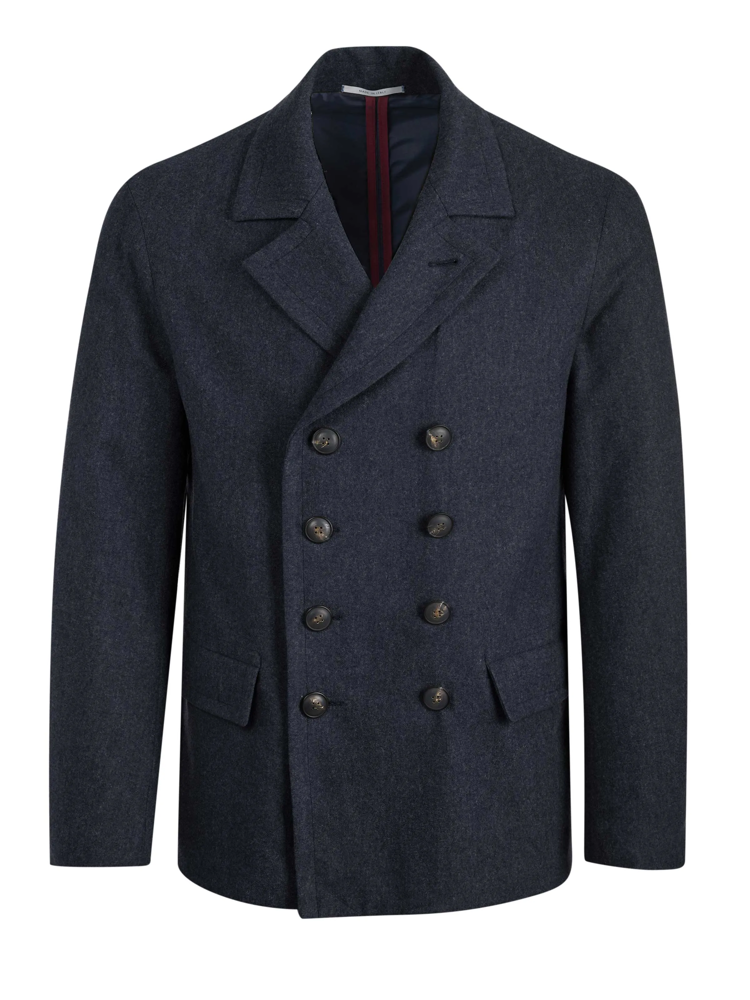 Navy Blue Pal Zileri Coat