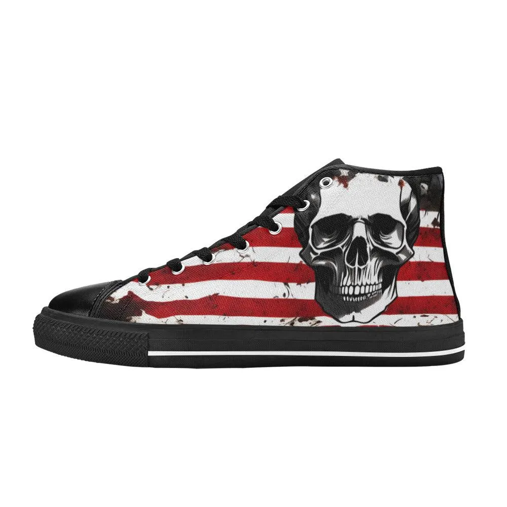 Patriotic Skull Art for Women