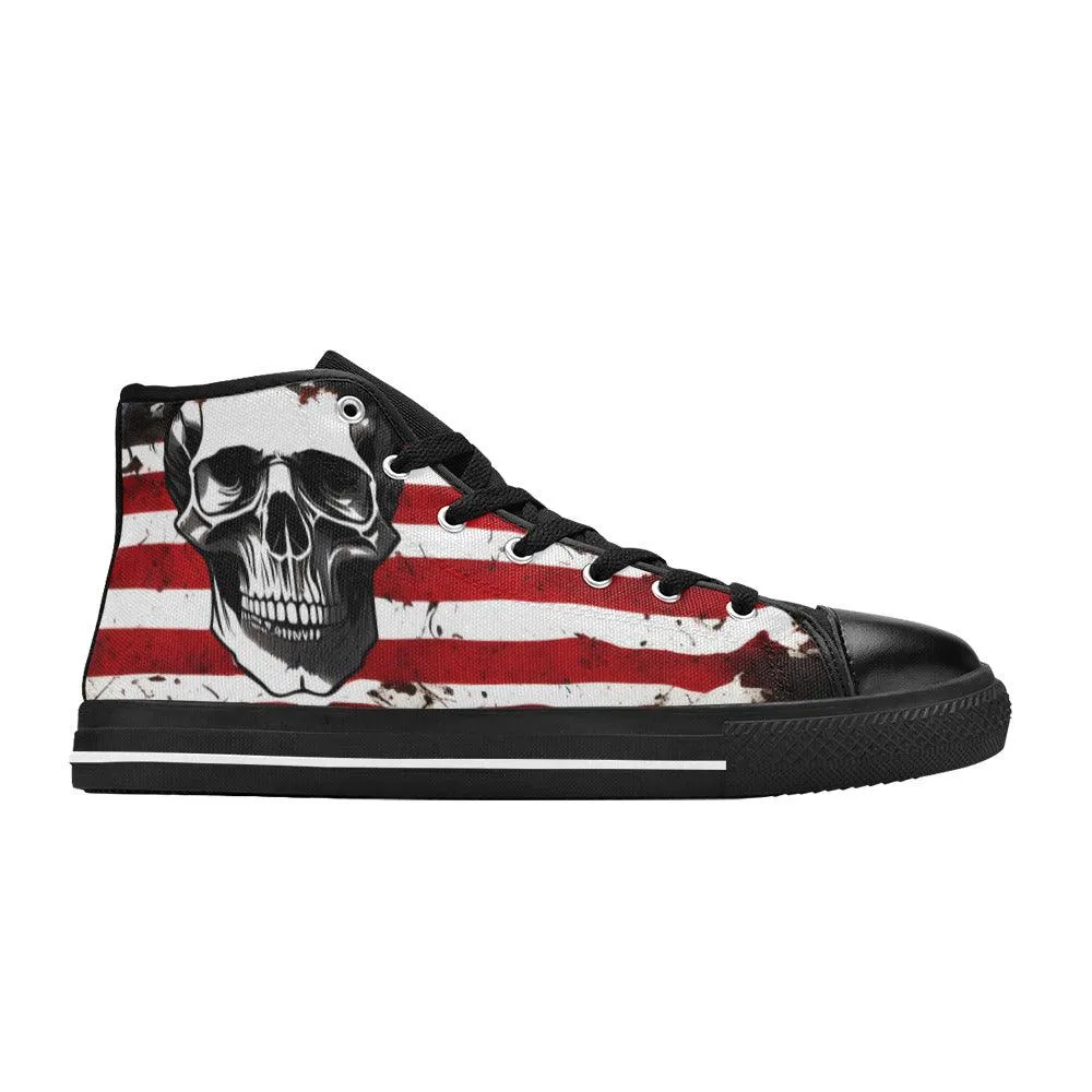 Patriotic Skull Art for Women