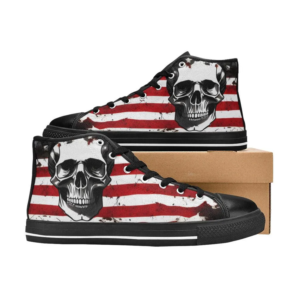 Patriotic Skull Art for Women