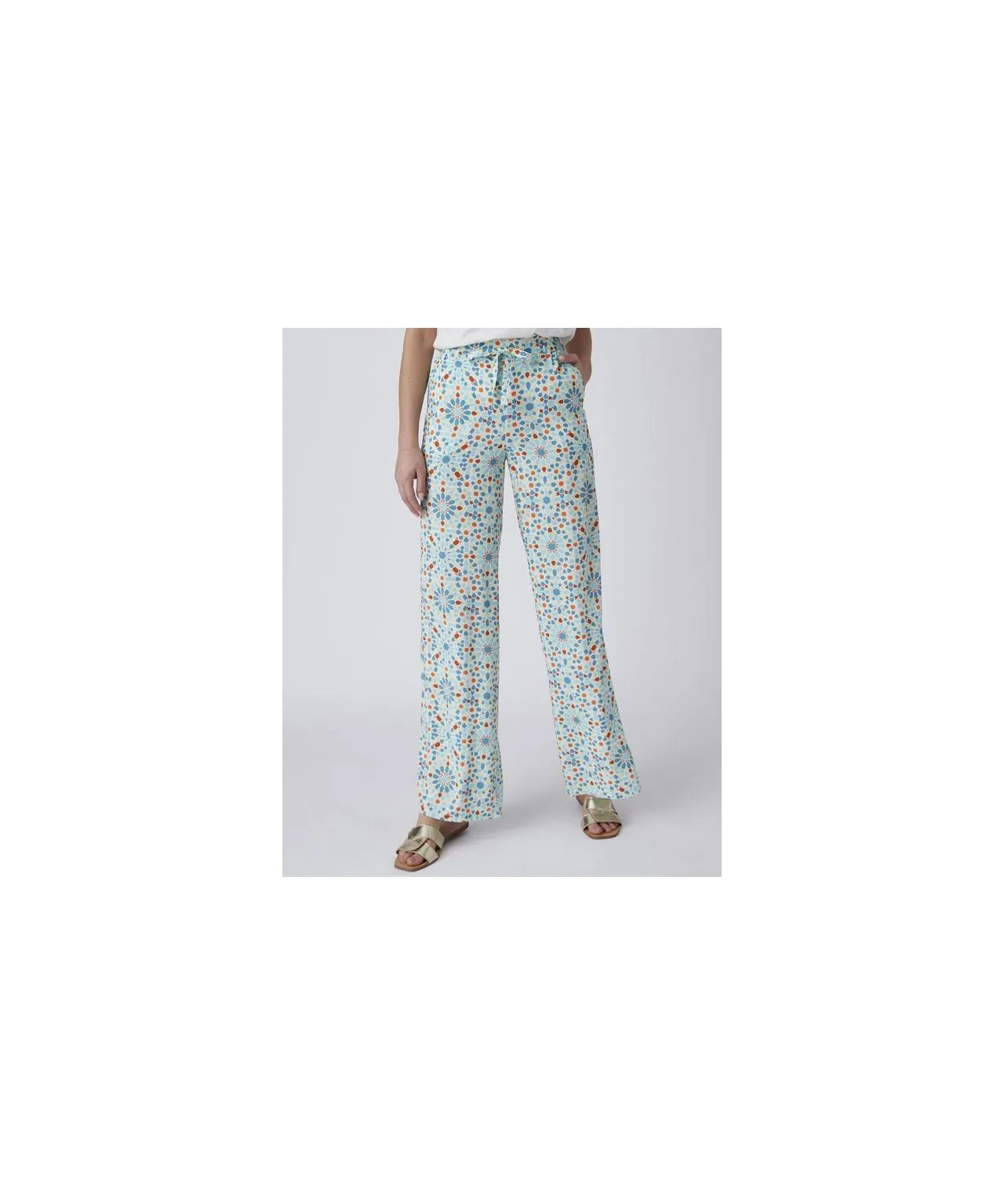 Patterned Palazzo Pants