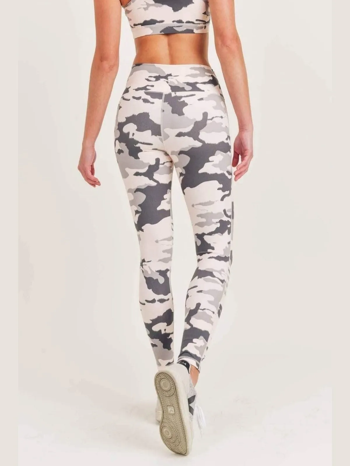 Pink Camouflage High Waisted Leggings.