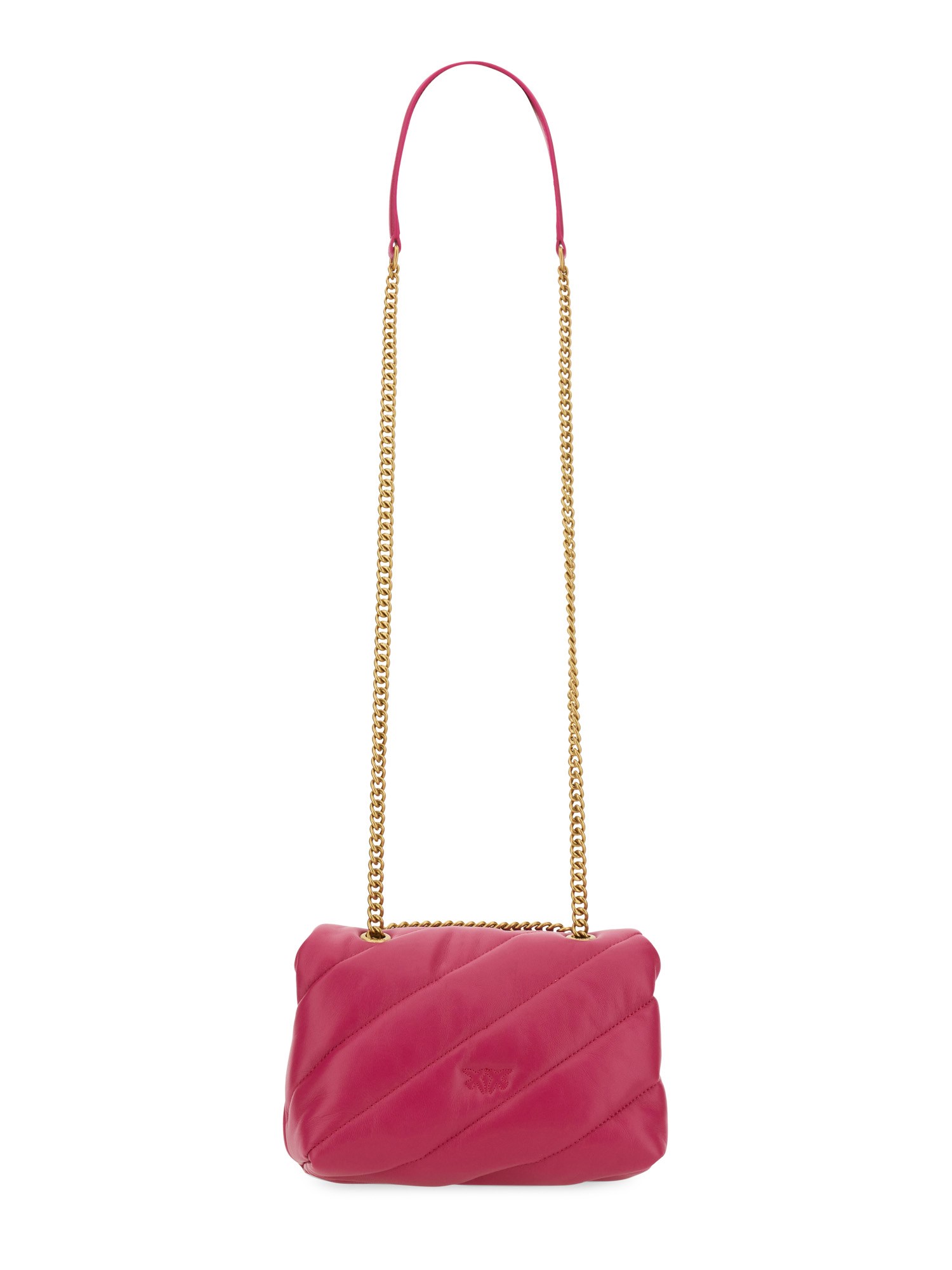 PINKO LOVE PUFF MINI NAPPA LEATHER BAG